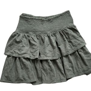 American Eagle Outfitters Charcoal A-Line Skirt